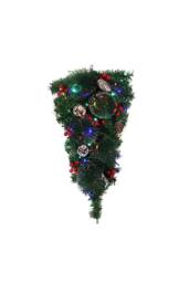 Christmas Teardrop Swag with Lights in Green - thumbnail 5