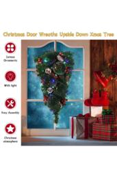 Christmas Teardrop Swag with Lights in Green - thumbnail 2