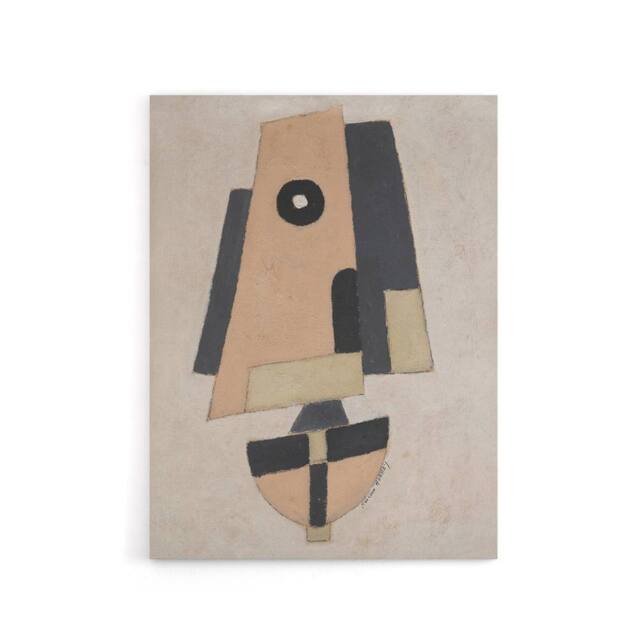 "Artery8 Movement Bermuda Abstract Painting Hartley Canvas Wall Art in Pink - Size: W18"" x H24""" - image 1
