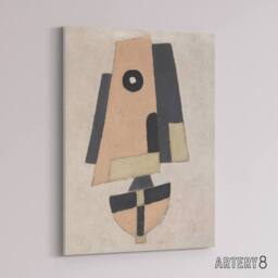 "Artery8 Movement Bermuda Abstract Painting Hartley Canvas Wall Art in Pink - Size: W18"" x H24""" - thumbnail 2