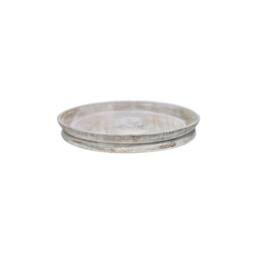 Lemon Pavilion Furniture and Decor Padstow Candle Tray - Wood - L28 x W28 x H3.5 cm - White Wash - thumbnail 1