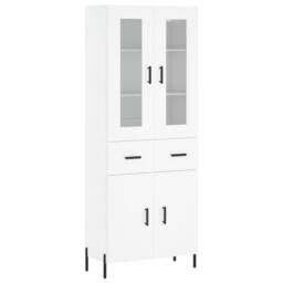 Berkfield Home Highboard White 69.5x34x180 cm Engineered Wood - thumbnail 3