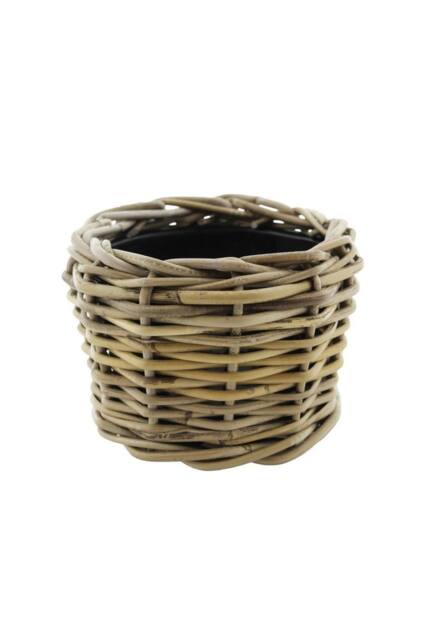 KDMD Grey Drypot Split Rattan Basket 20cm - image 1
