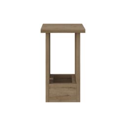 Decortie Tasos' Modern Minimalist Side Table 30cm in Brown - Size: 1 Pack - thumbnail 2