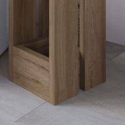Decortie Tasos' Modern Minimalist Side Table 30cm in Brown - Size: 1 Pack - thumbnail 3