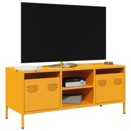 Berkfield Home TV Cabinet Mustard Yellow 101.5x39x43.5 cm Cold-rolled Steel