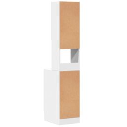 Berkfield Home Kitchen Cabinet White 35x50x180 cm Engineered Wood - Size: 35 x 50 x 180 cm - thumbnail 6