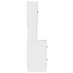 Berkfield Home Kitchen Cabinet White 35x50x180 cm Engineered Wood - Size: 35 x 50 x 180 cm - thumbnail 5