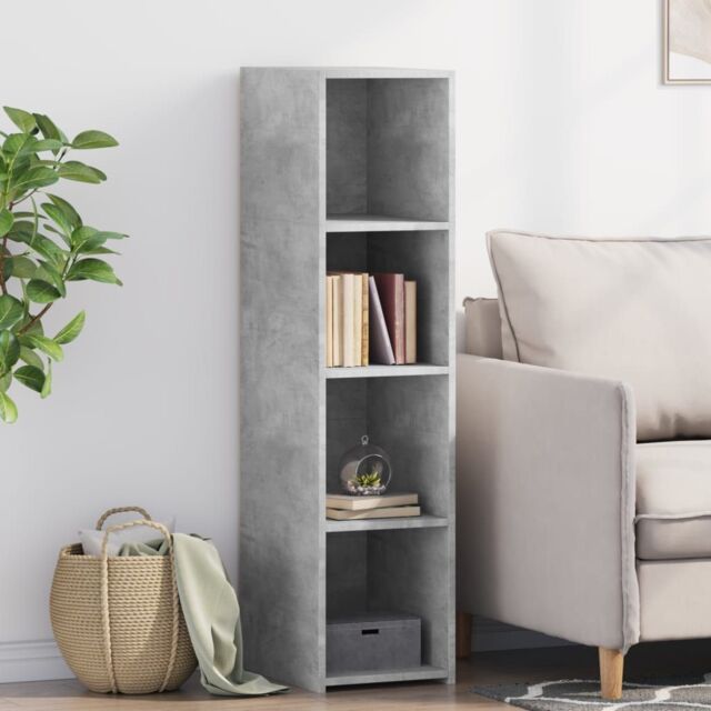 Berkfield Home Highboard Concrete Grey 30x41x124 cm Engineered Wood - Size: 30 x 41 x 124 cm - image 1