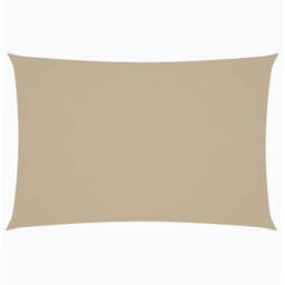 Berkfield Home Sunshade Sail Oxford Fabric Rectangular 2x4 m Beige - thumbnail 1