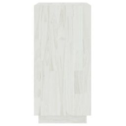 Berkfield Home Book Cabinet White 40x35x71 cm Solid Pinewood - Size: 40 x 35 x 71 cm - thumbnail 6