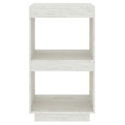 Berkfield Home Book Cabinet White 40x35x71 cm Solid Pinewood - Size: 40 x 35 x 71 cm - thumbnail 5