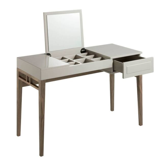 Angel Cerda Grey MDF Dressing Table with Mirror & Drawer - image 1