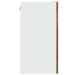 Berkfield Home Hanging Cabinet Lyon Old Wood 40x31x60 cm Engineered Wood in Brown - Size: 40 x 31 x 60 cm - thumbnail 6