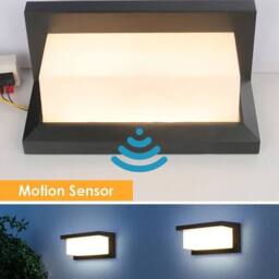 EONLION Warm White Light LED PIR Motion Sensor Wall Light - thumbnail 4