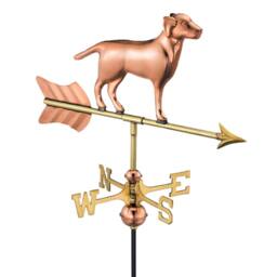 Good Directions Cottage Labrador Copper Weathervane - H 62 x W 53 x L 28 cm