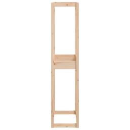 Berkfield Home Tire Rack 63x40x180 cm Solid Wood Pine in Brown - Size: 63 x 40 x 180 cm - thumbnail 7