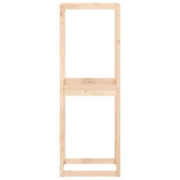 Berkfield Home Tire Rack 63x40x180 cm Solid Wood Pine in Brown - Size: 63 x 40 x 180 cm - thumbnail 6