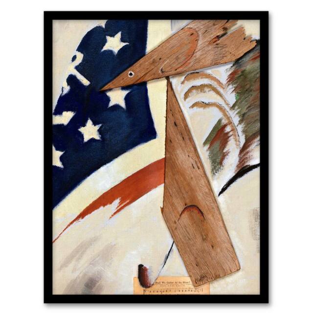 Artery8 Portrait of Ralph Dusenberry Arthur Dove Framed Wall Art Print - Size: A4 - image 1