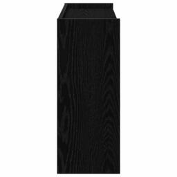 Berkfield Home Shoe Rack Black 80x25x62 cm Engineered Wood - Size: 80 x 25 x 62 cm - thumbnail 5