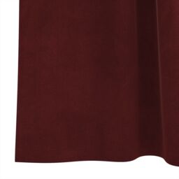 Berkfield Home Blackout Curtains with Hanging Loops 2 pcs Wine Red Velvet - thumbnail 6