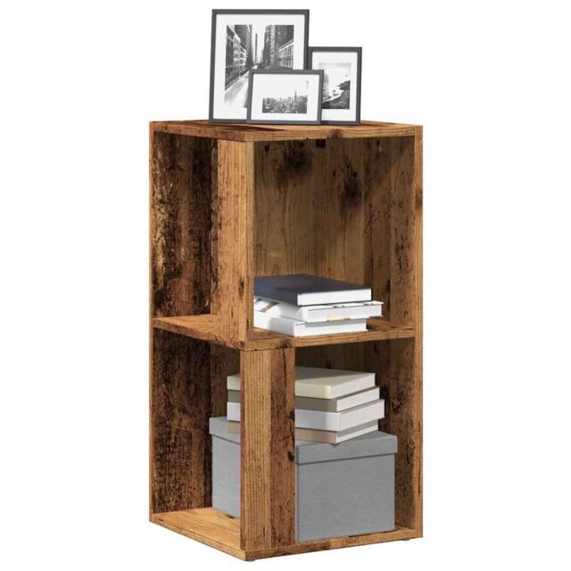 Berkfield Home Corner Cabinet Old Wood 33x33x67 cm Engineered Wood in Brown - Size: 33 x 33 x 67 cm - image 1