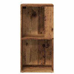 Berkfield Home Corner Cabinet Old Wood 33x33x67 cm Engineered Wood in Brown - Size: 33 x 33 x 67 cm - thumbnail 5