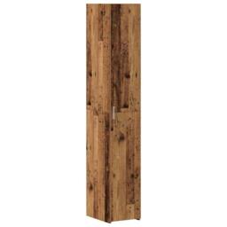 Berkfield Home Highboard Old Wood 30x42.5x185 cm Engineered Wood in Brown - thumbnail 3