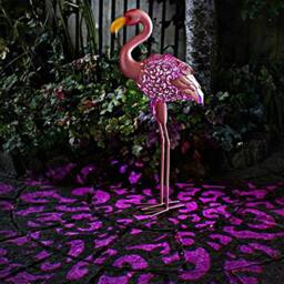 Havendro Pink Flamingo Garden Ornament Outdoor Silhouette Light Decor - thumbnail 4