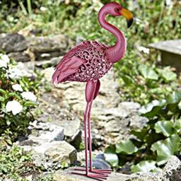 Havendro Pink Flamingo Garden Ornament Outdoor Silhouette Light Decor - thumbnail 5