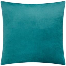 Wylder Croft Twill Woven Cushion in Teal - Size: 50 cm x 50 cm - thumbnail 3