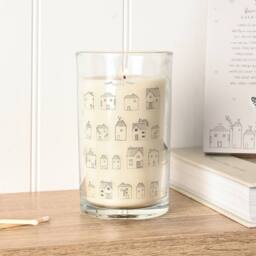 Moments Home Tall Candle 480g in Cream - Size: Large