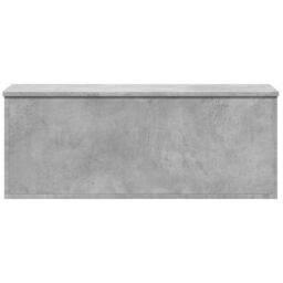 Berkfield Home Storage Box Concrete Grey 90x35x35 cm Engineered Wood - Size: 90 x 35 x 35 cm - thumbnail 4