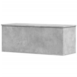 Berkfield Home Storage Box Concrete Grey 90x35x35 cm Engineered Wood - Size: 90 x 35 x 35 cm - thumbnail 6