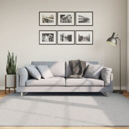 Berkfield Home Rug HUARTE Short Pile Soft & Washable Grey 200x200 cm - Size: Medium - thumbnail 1