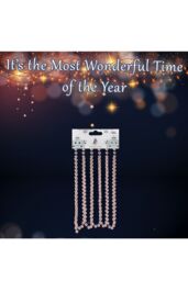 VFM e-Store Christmas Decoration 7M Bead Chain X 1 8 Metre Bead Chain Rose Gold - thumbnail 3