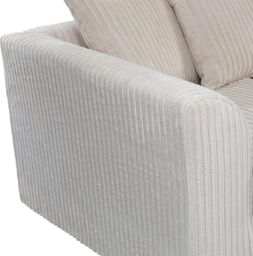 Furniture 786 Chicago Jumbo Cord 3&2 Seater Sofa Set in Ivory - thumbnail 4