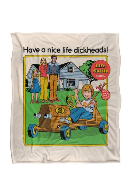 Steven Rhodes Have A Nice Life Silky Touch Super Soft Throw Blanket - Size: Small - image 1