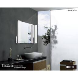 Netlighting TaccÃƒ ­a Pendant 28W LED Round 3000K 2500lm Chrome Frosted Acrylic in Grey - thumbnail 3