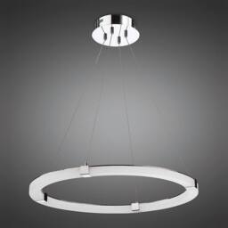Netlighting TaccÃƒ ­a Pendant 28W LED Round 3000K 2500lm Chrome Frosted Acrylic in Grey - thumbnail 2
