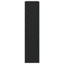 Berkfield Home Bookcase Black Oak 89x24x101.5 cm Engineered Wood - thumbnail 5