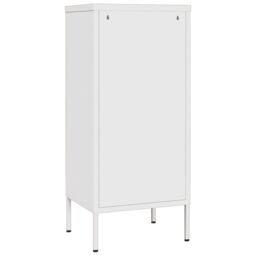 Berkfield Home Storage Cabinet White 42.5x35x101.5 cm Steel - thumbnail 5