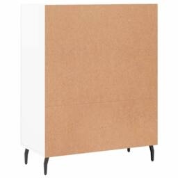 Berkfield Home Sideboard High Gloss White 69.5x34x90 cm Engineered Wood - thumbnail 8