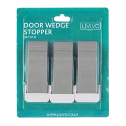 LIVIVO Door Wedge Stopper (Set of 3) in Grey - thumbnail 5