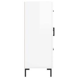 Berkfield Home Sideboard High Gloss White 69.5x34x90 cm Engineered Wood - thumbnail 7