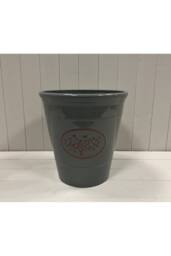 KDMD Grey Round Love Heart Tree Planter in Dark Grey - thumbnail 1
