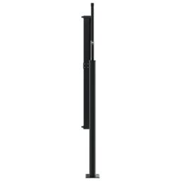 Berkfield Home Retractable Side Awning Dark Green 140x300 cm - thumbnail 4