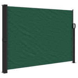 Berkfield Home Retractable Side Awning Dark Green 140x300 cm - thumbnail 2