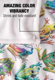 JQ Licensing Royce Mcclure Sticky Fingers Frog Pattern Silky Touch Super Soft Throw Blanket 152 X 127 cm in White - thumbnail 4