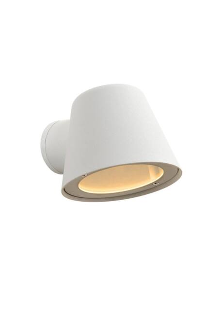 Lucide 'DINGO' Dimmable Stylish Mountable Outdoor Décor LED Wall Light GU10 in White - image 1
